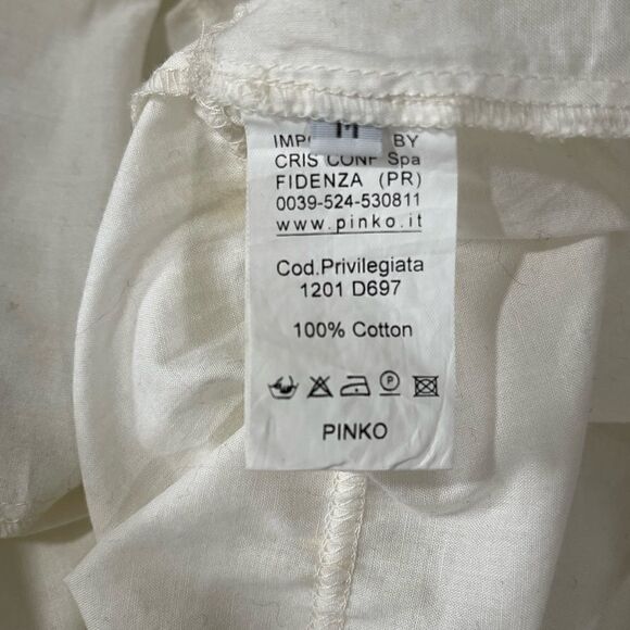 Pinko Top with Black, Gold & Silver Embroidery - Picture 12 of 14